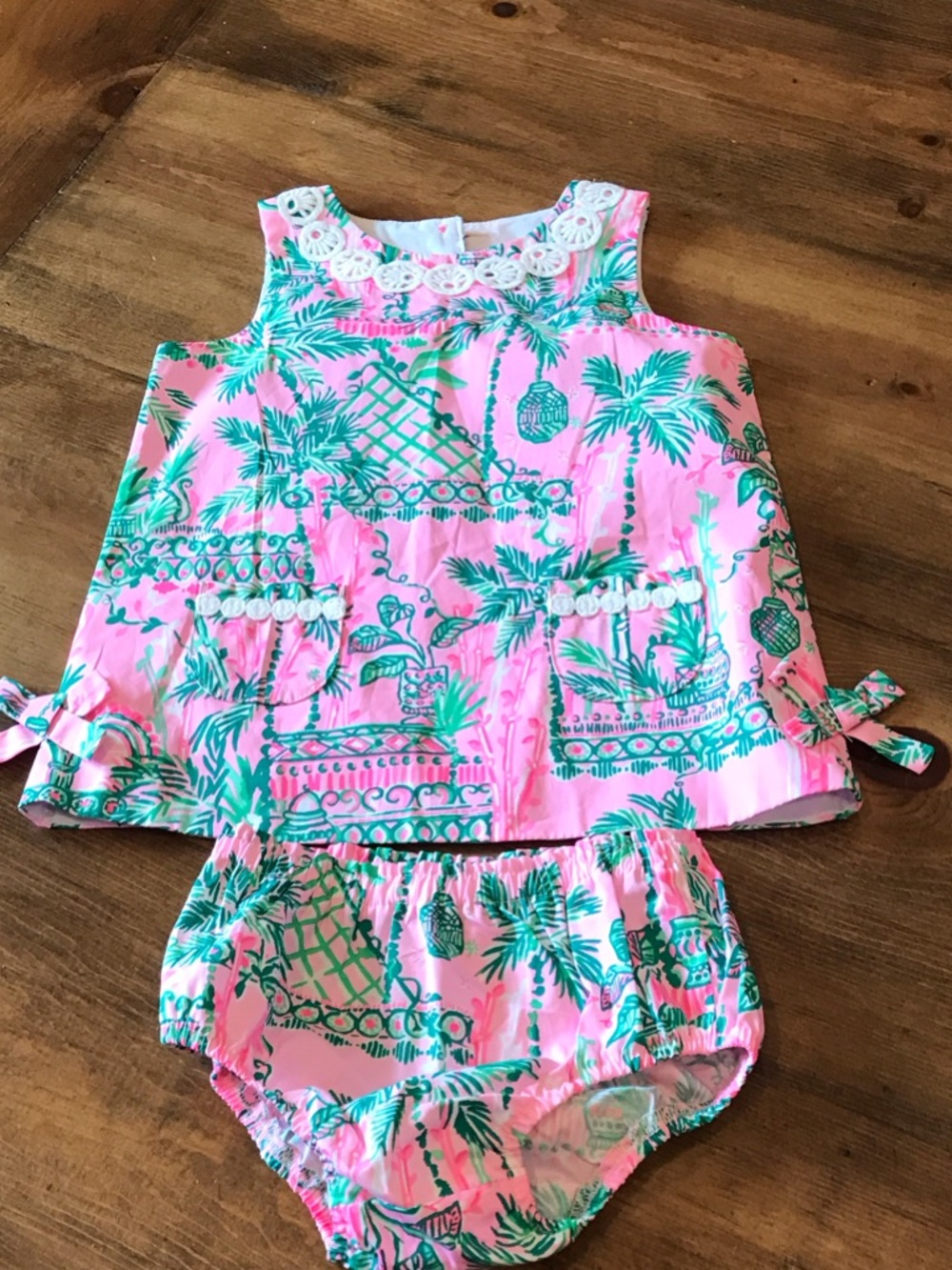 Lilly Pulitzer Pink bloomer set